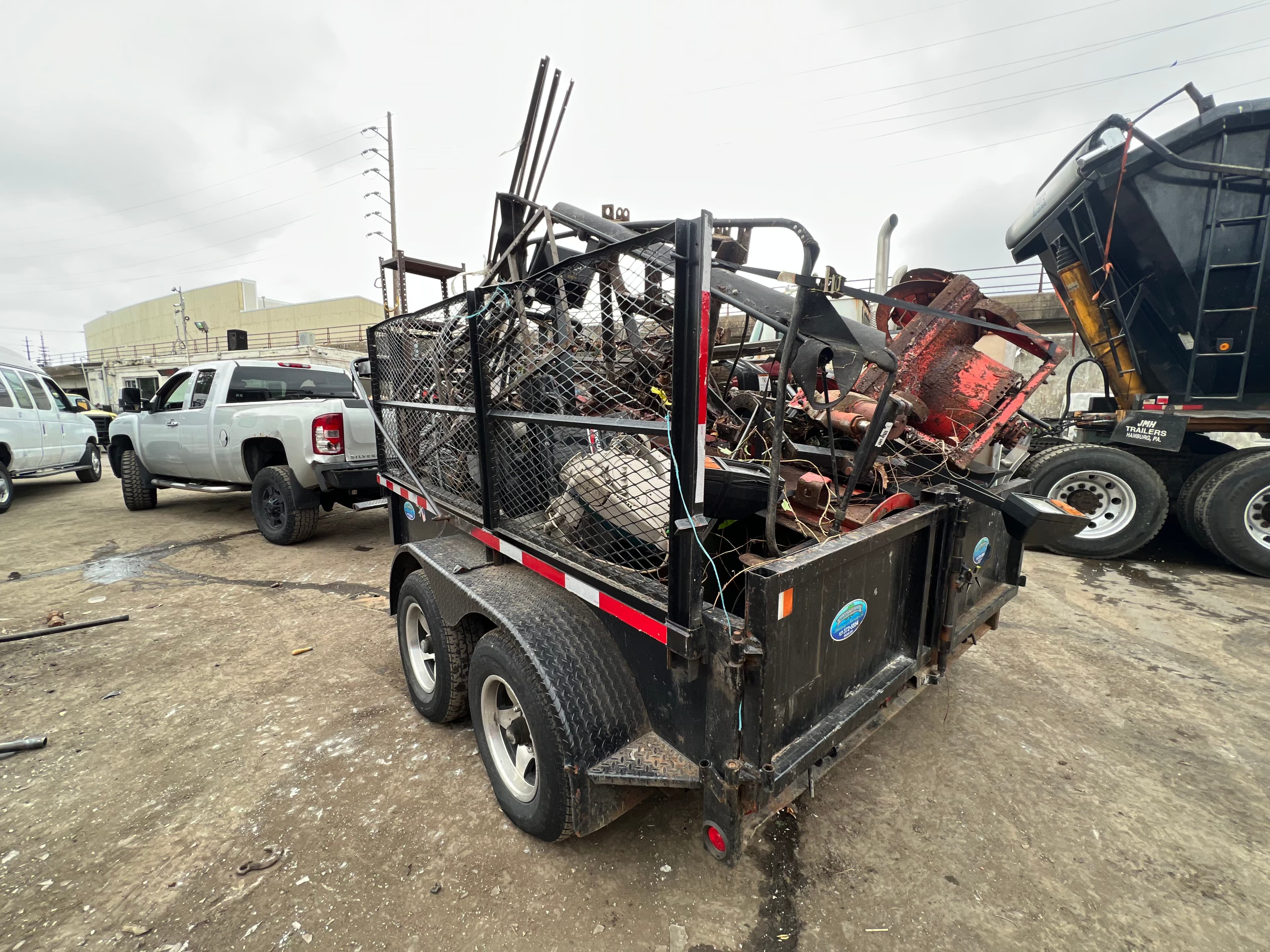 Scrap metal hauled